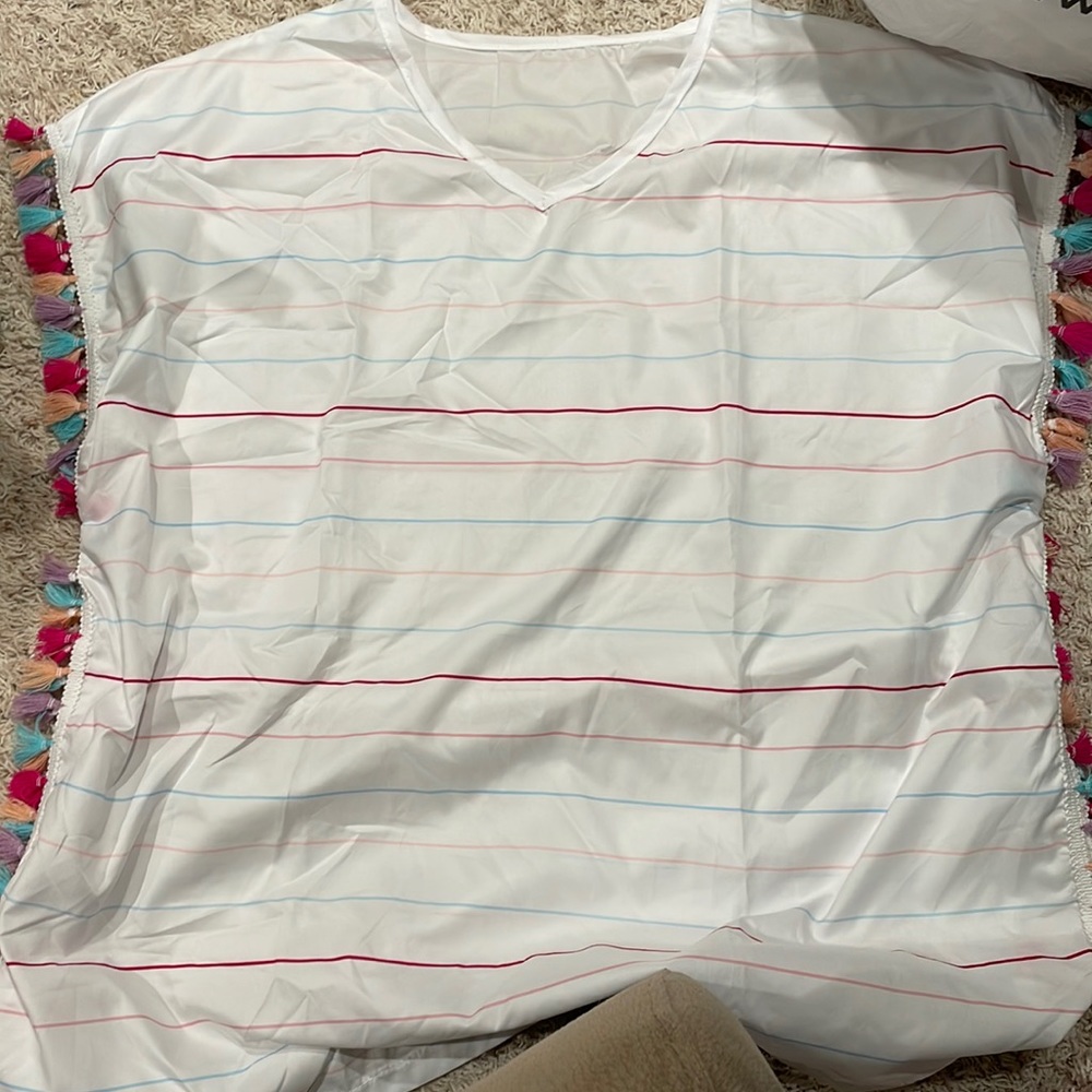Never worn one size beach cover up